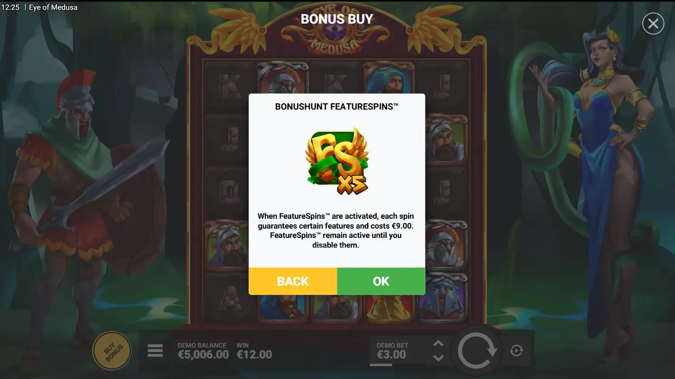 Eye of Medusa Bonus Round